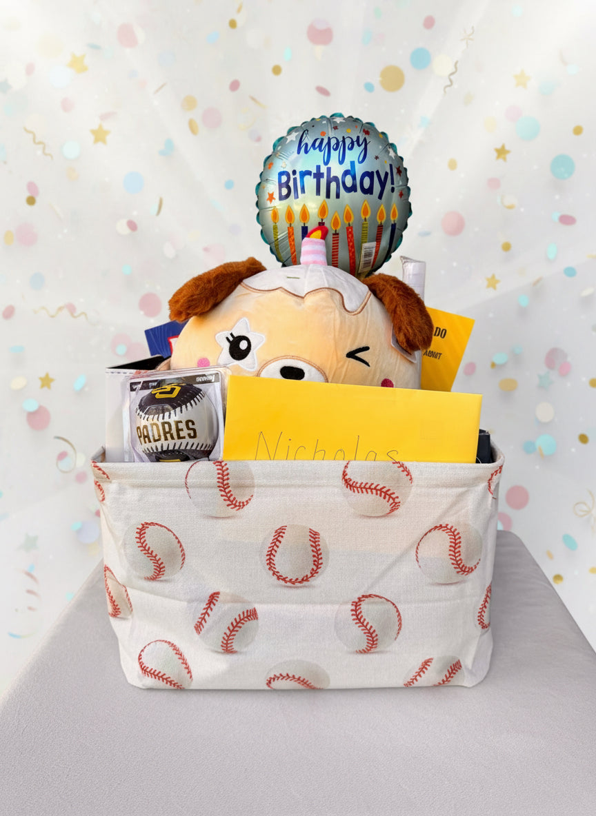 Happy Birthday Custom Basket