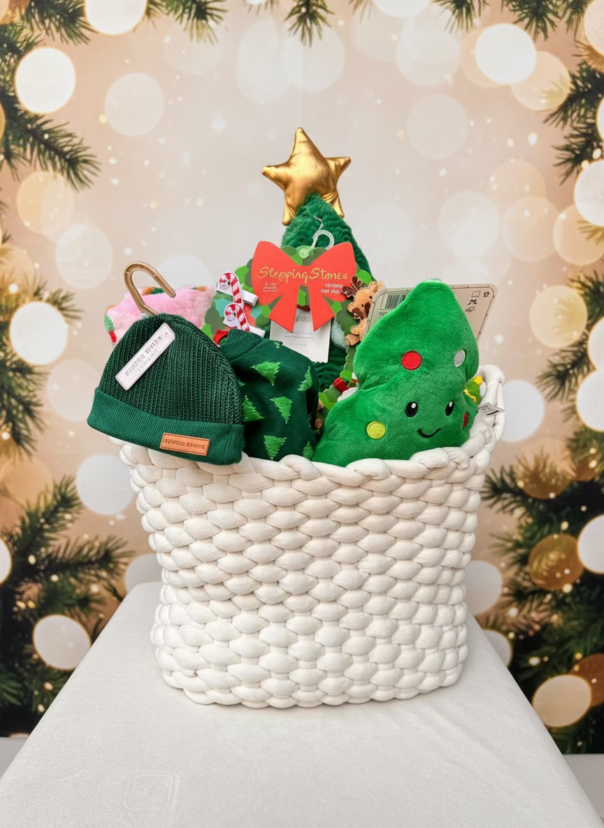 The Christmas Tree Snuggles Gift Basket