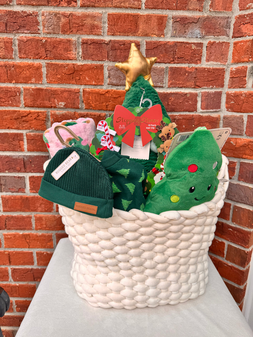 The Christmas Tree Snuggles Gift Basket